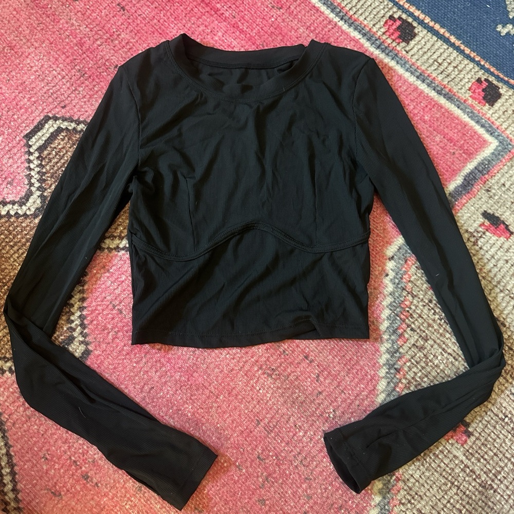 Black Long Sleeve Women's Top